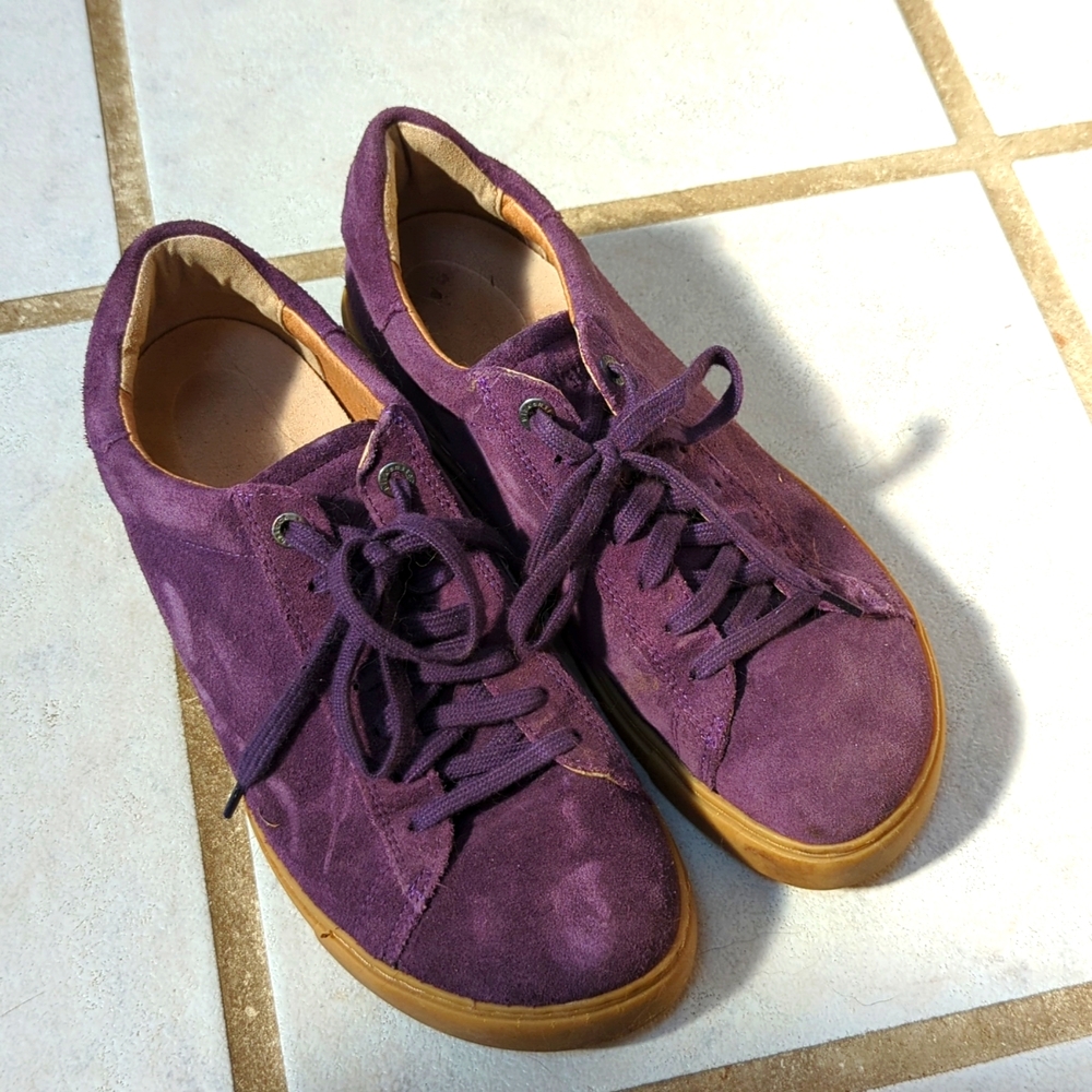 Birkenstock Bend Low Suede Leather Plum